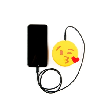 Mojipower Emoji Powerbank Kissing Wink